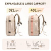 VNINE Travel Backpack for Women40L Carry on Backpack for AirplanesPersonal Item Travel Bag fits 17 Laptop Waterproof Car