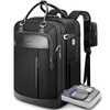 Taygeer Expandable Carry on Backpack TSA Approved Personal Item Travel Backpack with Shoe Compartment Packing Cube AntiT