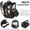 MATEIN Carry on Backpack Flight Approved Travel Backpack with USB Port TSA Personal Item Travel Bag fits 17 Laptop Large