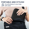 kwmobile Fabric Protective Cover Compatible with 687 eReader Cover Fabric Cover for eReader with Zip Black