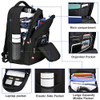 Della Gao Laptop Backpack for Men Large AntiTheft Business Travel Backpack with USB Charging Port Water Resistant Colleg