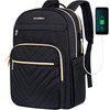 VANKEAN Laptop Backpack for Women with USB Port Laptop Computer Bag Travel Backpack PurseWaterproof Work Business Backpa