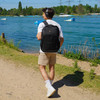 Swissdigital Design Travel Laptop Backpack Laptops Backpack with USB Charging Port for Men Women Fits 16 Inch Notebook B