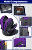 ProEtrade Backpack Bookbag for College Laptop Travel Fit Laptop Up to 156 inch with USB Charging Port Multi Compartment