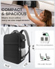 HOTOR Travel Backpack Flight Approved Travel Bag for Men and Women Carry on Luggage for 156 Laptop and Travel Essentials