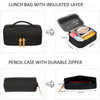 SUPACOOL Casual Laptop Backpack Lunch bag Pencil bag School backpack with USB Port for Men and Women Bookbag for Boys an