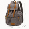 Berchirly Canvas Backpack Bookbag Unisex Casual Travel Rucksack Hiking Bags Daypacks Sack