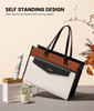 LOVEVOOK Laptop Bag for Women 156 Laptop Tote Purse 2in1 Professional Work Bag Business Briefcase with Clutch Purse Wate