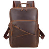 STAR VISTA 156 Trajan Premium Calfskin Leather Laptop Backpack for Men Multi Pockets Business Travel Bag Casual Outdoor