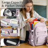 Lendolk Lightweight College Backpack for Women Men Cute School Bag for Teens Girls Boys High School Backpack for Student