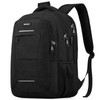 Backpack for Men and Women School Backpack for Teens Black Backpack for Boys with USB Charging Port Fits 156 Inch Laptop