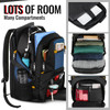 YOREPEK 184 Laptop Backpack Large Backpacks with USB Charger Port TSA Friendly Flight Approved Weekend Carry on Backpack