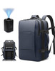 BANGE Backpack with AntiTheft Vacuum Compression Travel BackpackExpandable Backpacks with Pump for Airplanes