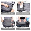 BANGE Backpack with AntiTheft Vacuum Compression Travel BackpackExpandable Backpacks with Pump for Airplanes