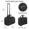 VANKEAN 173 Inch Rolling Laptop Bag Waterproof Overnight Rolling Bags Laptop Bags for TravelWorkBusiness Stylish Carry o