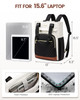 LOVEVOOK Laptop Backpack for Women 156 Inch Work Laptop Bag Teacher Nurse Backpack Wide Open Travel Tote Backpack Purse