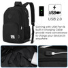 YAMTION Backpack for Men and WomenSchool Backpack for Teenager156 inch Laptop Bookbag with USB Charging port for Busines