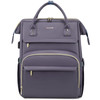 LOVEVOOK Leather Laptop Backpack for Women 18 inchTravel Backpack Purse Nurse Teacher Backpack Computer Laptop BagProfes