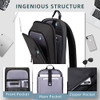 hk Backpack for Men Business Slim Backpack with USB Charger Computer Lightweight Antitheft Travel Backpacks 156 inch Wat