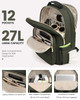LOVEVOOK Laptop Backpack Purse for Women Work Business Travel Computer Bags College Nurse Backpack for Womens Quilted Ca