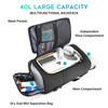 BANGE 40L Travel Backpack with Shoe Compartment Large Capacity Weekender Bag Daypack Fits 173 Inch Laptop Carryon Luggag