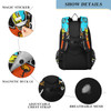 Glaphy Colorful Joystick Video Game Graffiti Backpack School Bag Lightweight Laptop Backpack Student Travel Daypack with