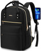 YAMTION 17 Inch Laptop Backpack for Women Bookbag School Backpack Computer Bag with ChargerAesthetic Computer Backpacks