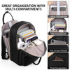 YAMTION 17 Inch Laptop Backpack for Women Bookbag School Backpack Computer Bag with ChargerAesthetic Computer Backpacks