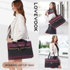 LOVEVOOK Laptop Bag for Women 156 Inch Tote Work Professional Leather Computer Briefcase Waterproof Handbag Shoulder Lar