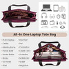 LOVEVOOK Laptop Bag for Women 156 Inch Tote Work Professional Leather Computer Briefcase Waterproof Handbag Shoulder Lar