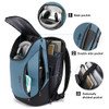 BANGE Business Smart Backpack Waterproof fit 156 Inch Laptop Backpack with USB Charging PortTravel Durable Backpack