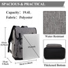 VASCHY Laptop Backpack Water Resistant Multifunctional Business College Bookbag Computer Travel Backpack for Men Women F