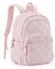 BAGSMART Travel Laptop Backpack College Backpack for Women Quilted Small Computer Bookbag WaterResistant 156 Inch Laptop