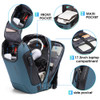 BANGE AntiTheft Travel BackpackWaterproof Fashion Work BackpacksHigh Tech Backpack with USB30 Charging PortBusiness Lapt