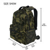 ALAZA Scary Retro Skull Backpack for Women MenTravel Casual Daypack College Bookbag Laptop Bag Work Business Shoulder Ba