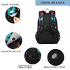 ALAZA Rainbow Color Butterflies Music Notes Backpack Bookbag Laptop Notebook Bag Casual Travel Daypack for Women Men Fit