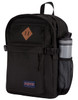 JanSport Main Campus FX Backpack Travel or Work Bag w 15Inch Laptop Pack with Leather Trim Black