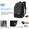 GFAVOR Business Backpack for Men Laptop Backpack with USB Charging Port for 156 inch Laptop Waterresistant Expandable Tr