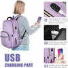 MATEIN Laptop Backpack for Women Anti Theft 156 inch College School Bookbag for Girls with USB Charging Port Water Resis