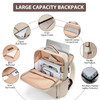 GOLF QUALITY Laptop Backpack for Women Work Business Traval Computer Backpacks with Laptop Compartment Waterproof Casual