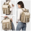 LOVEVOOK Laptop Backpack For Women Work Travel Backpack Purse Nurse Bag College Backpack Teacher Business Laptop Bag Wat