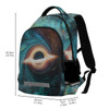 ALAZA Space Galaxy Black Hole Backpack Purse for Women Men Personalized Laptop Notebook Tablet School Bag Stylish Casual