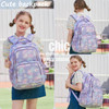 Leaper Stylish Floral Travel Backpack for Women Laptop Backpack WaterResistant Bookbags College Bags Fits 156 Inch Lapto