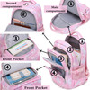 Leaper Stylish Floral Travel Backpack for Women Laptop Backpack WaterResistant Bookbags College Bags Fits 156 Inch Lapto