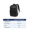 Travelpro Crew Executive Choice 3 Medium Top Load Backpack fits up to 156 Laptops and Tablets USB A and C Ports Men and