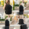 BAGSMART Travel Backpack for Women Men 40L Flight Approved Carry on Backpack with Shoe Bag TSA Large Personal Item Backp