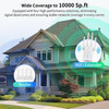 WiFi Extender Signal Booster 2026 WiFi Extender AC1200Mbps Dual Band 58GHz24GHz WiFi Booster with Ethernet Port for Home