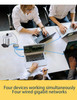 WinRaybot Ethernet Splitter ethernet hub 4 Port gigabitEthernet Splitter 1 to 4Network hubInternet Switch 4 Portnetgear