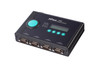 MOXA NPort 5450 wAdapter 4 Ports Device Server 10100 Ethernet RS232422485 DB9 15KV ESD 110V Adapter Included