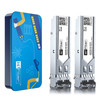 HFiber 2 Pack 125G Multimode SFP LC Module 1000BaseSX Gigabit Fiber Transceiver for Cisco GLCSXMMD Meraki Ubiquiti UniFi